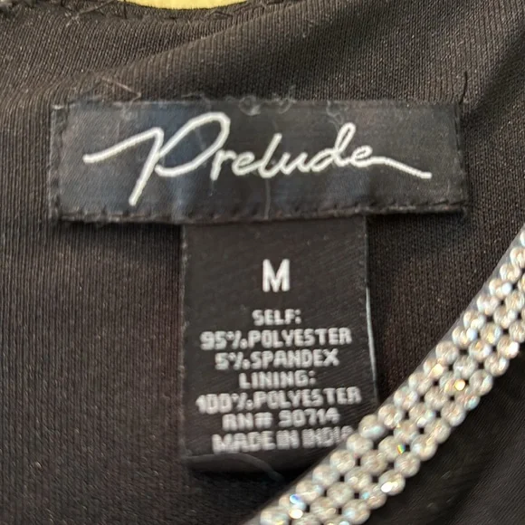 Black Rhinestone Jumpsuit - Picture 6 of 6